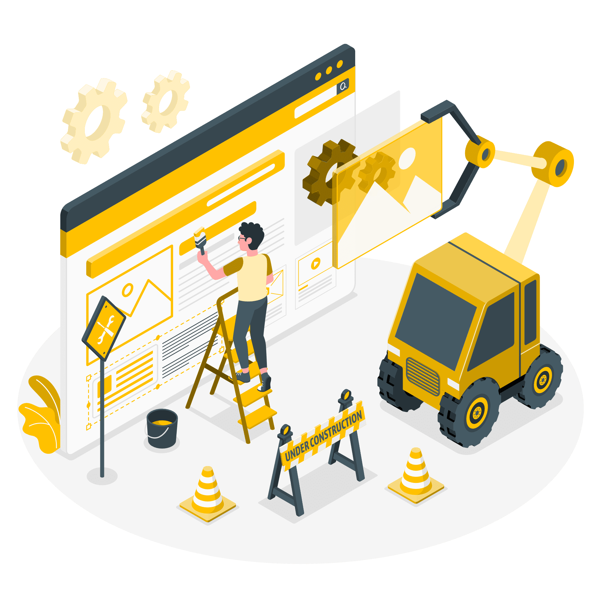 Maintenance and Support Illustration